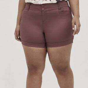 Torrid Ginger Stretch Sateen Shorts NWT